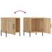 Tables de chevet 2 pcs chêne sonoma 40x40x50 cm bois ingénierie - Photo n°9