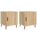 Tables de chevet 2 pcs chêne sonoma 40x40x50 cm bois ingénierie - Photo n°1