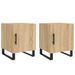 Tables de chevet 2 pcs chêne sonoma 40x40x50 cm bois ingénierie - Photo n°1