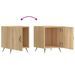 Tables de chevet 2 pcs chêne sonoma 40x40x50 cm bois ingénierie - Photo n°9