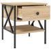 Tables de chevet 2 pcs chêne sonoma 40x42x45 cm bois ingénierie - Photo n°7