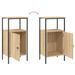 Tables de chevet 2 pcs chêne sonoma 41x31x80 cm bois ingénierie - Photo n°10