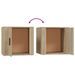 Tables de chevet 2 pcs Chêne sonoma 50x39x47 cm - Photo n°9