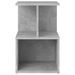 Tables de chevet 2 pcs Gris béton 35x35x55 cm - Photo n°4