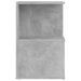 Tables de chevet 2 pcs Gris béton 35x35x55 cm - Photo n°5