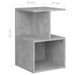 Tables de chevet 2 pcs Gris béton 35x35x55 cm - Photo n°6