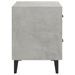 Tables de chevet 2 pcs Gris béton 40x35x47,5 cm - Photo n°7