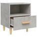 Tables de chevet 2 pcs Gris béton 40x35x47 cm - Photo n°6