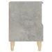 Tables de chevet 2 pcs Gris béton 40x35x50 cm - Photo n°9