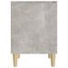 Tables de chevet 2 pcs Gris béton 40x35x50 cm - Photo n°7