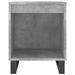 Tables de chevet 2 pcs gris béton 40x35x50 cm bois d’ingénierie - Photo n°5