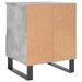 Tables de chevet 2 pcs gris béton 40x35x50 cm bois d’ingénierie - Photo n°9