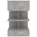 Tables de chevet 2 pcs Gris béton 40x35x65 cm - Photo n°6