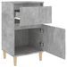 Tables de chevet 2 pcs gris béton 40x35x70 cm - Photo n°8