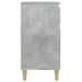 Tables de chevet 2 pcs gris béton 40x35x70 cm bois d'ingénierie - Photo n°7
