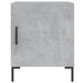 Tables de chevet 2 pcs gris béton 40x40x50 cm bois d’ingénierie - Photo n°4