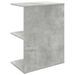 Tables de chevet 2 pcs gris béton 46,5x29x61 cm bois ingénierie - Photo n°7