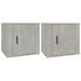 Tables de chevet 2 pcs Gris béton 50x39x47 cm - Photo n°2