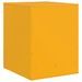 Tables de chevet 2 pcs jaune moutarde 34,5x39x44 cm acier - Photo n°9