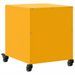 Tables de chevet 2 pcs jaune moutarde 36x39x43,5 cm acier - Photo n°8