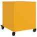 Tables de chevet 2 pcs jaune moutarde 36x39x43,5 cm acier - Photo n°8