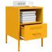 Tables de chevet 2 pcs jaune moutarde 36x39x50,5 cm - Photo n°4