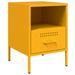 Tables de chevet 2 pcs jaune moutarde 36x39x50,5 cm - Photo n°5