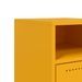 Tables de chevet 2 pcs jaune moutarde 36x39x59 cm acier - Photo n°11