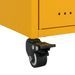 Tables de chevet 2 pcs jaune moutarde 36x39x59 cm acier - Photo n°12