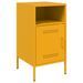 Tables de chevet 2 pcs jaune moutarde 36x39x68 cm - Photo n°5