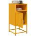 Tables de chevet 2 pcs jaune moutarde 36x39x78 cm acier - Photo n°3