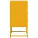 Tables de chevet 2 pcs jaune moutarde 36x39x78 cm acier - Photo n°5