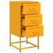 Tables de chevet 2 pcs jaune moutarde 36x39x78 cm acier - Photo n°7