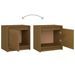 Tables de chevet 2 pcs Marron miel 40x30,5x40 cm Bois de pin - Photo n°8