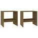 Tables de chevet 2 pcs Marron miel 40x30,5x40 cm Bois de pin 2 - Photo n°1