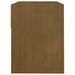 Tables de chevet 2 pcs Marron miel 40x31x40 cm Bois de pin - Photo n°8