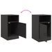 Tables de chevet 2 pcs noir 34,5x39x62 cm acier - Photo n°10