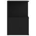 Tables de chevet 2 pcs Noir 35x35x55 cm - Photo n°5