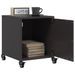 Tables de chevet 2 pcs noir 36x39x43,5 cm acier - Photo n°1