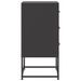 Tables de chevet 2 pcs noir 36x39x78 cm acier - Photo n°7