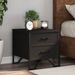 Tables de chevet 2 pcs Noir 40 x 30 x 40 cm - Photo n°1