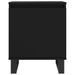 Tables de chevet 2 pcs noir 40x30x50 cm bois d'ingénierie - Photo n°5