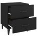 Tables de chevet 2 pcs Noir 40x35x47,5 cm - Photo n°6