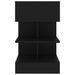 Tables de chevet 2 pcs Noir 40x35x65 cm - Photo n°6