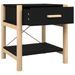 Tables de chevet 2 pcs Noir 42x38x45 cm Bois d’ingénierie - Photo n°8