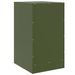 Tables de chevet 2 pcs noir vert olive 34,5x39x62 cm acier - Photo n°8