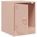 Tables de chevet 2 pcs rose 34,5x39x44 cm acier - Photo n°6