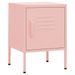 Tables de chevet 2 pcs Rose 35x35x51 cm Acier - Photo n°2