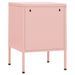 Tables de chevet 2 pcs Rose 35x35x51 cm Acier - Photo n°5