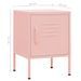 Tables de chevet 2 pcs Rose 35x35x51 cm Acier - Photo n°9